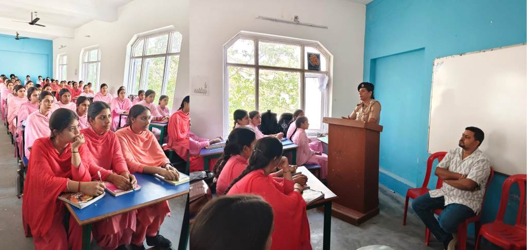 Police Awareness Campaign at Shiksha Bharti BEd College Samur Kalan Information Provided on Cyber Security and the POCSO Act